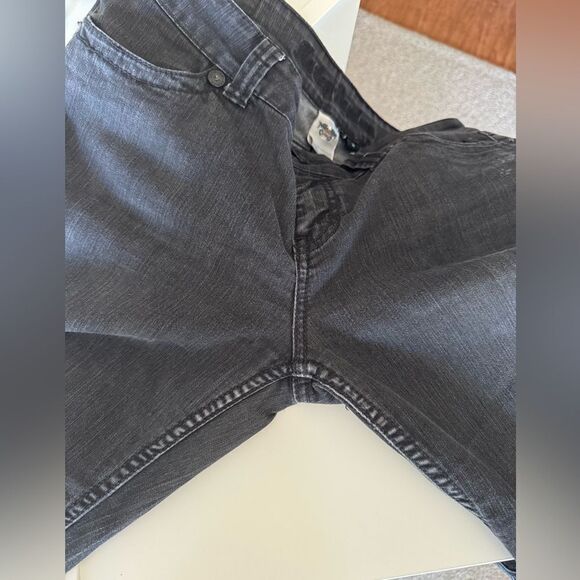 Harley-Davidson Women’s Jeans Black Straight Leg Stretch Denim Sz 14 31" inseam - Picture 5 of 10